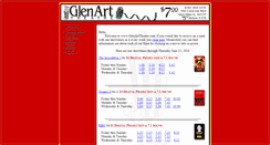Desktop Screenshot of glenarttheater.com